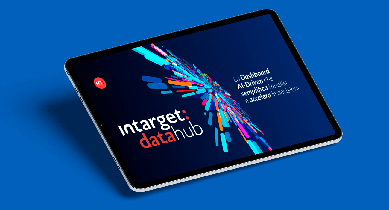 Mockup Intarget Data hub IDH: Scarica il Data playbook